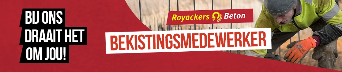 Vacature Bekistingsmedewerker Milheeze